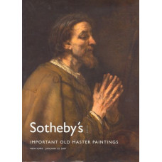 Аукционник Sotheby's important old master paintings. Картины старых мастеров. 25 января 2007.