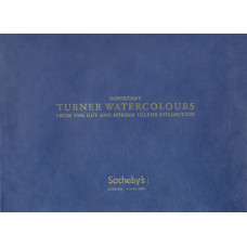 Аукционник Sotheby's Important Turner Watercolours. Акварели Уиллиама Тёрнера. 4 июля 2007.